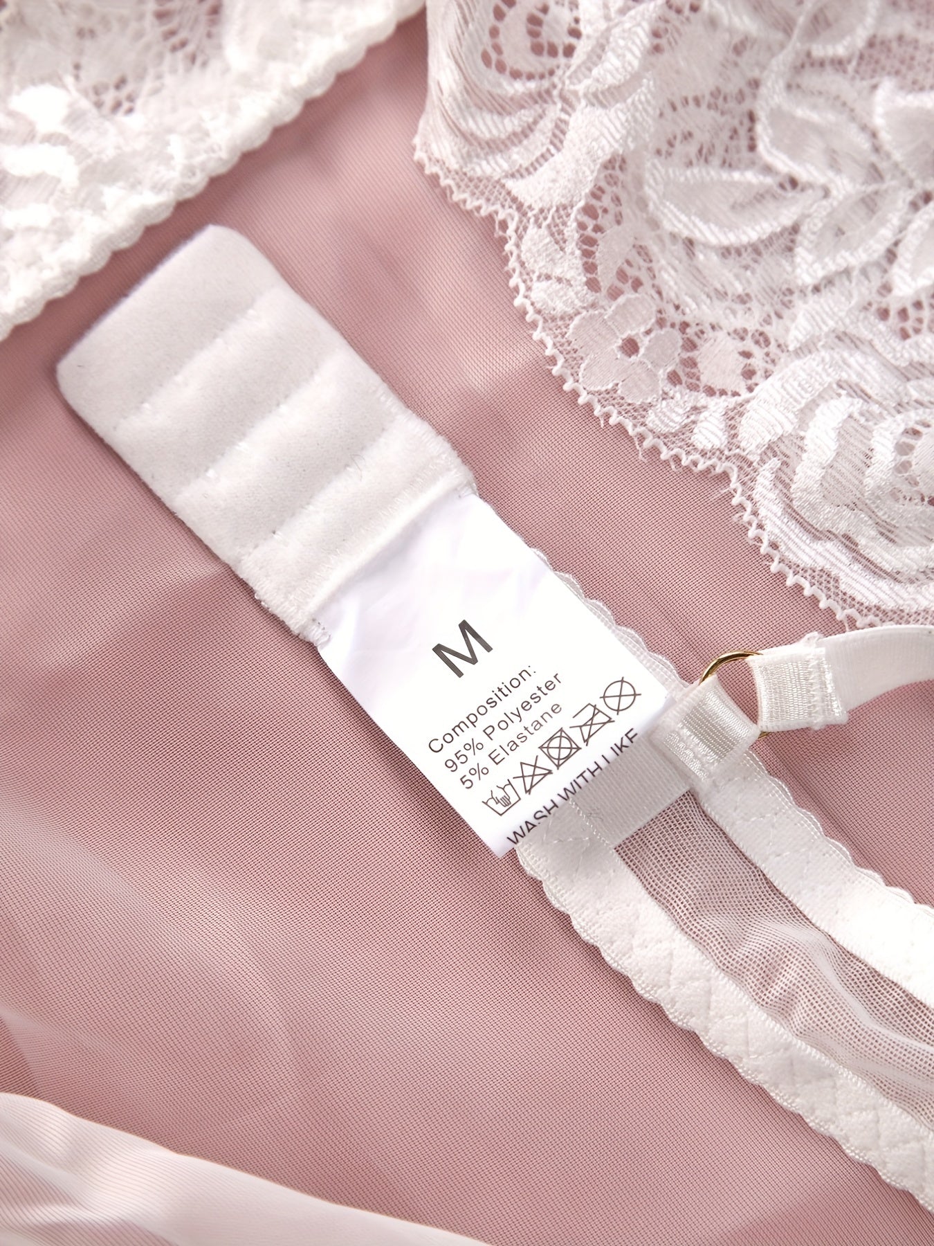 Romantic Floral Lace Lingerie Set - Seductive Open Bust Bra & Crotchless Panties - Alluring Soft Lace Detail, Perfect for Special Occasions - Womens Intimate Wear - Lena & Miles Exquisite Boutique LLC.