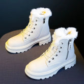Snow Boots Plush Warm Medium Boots Women&