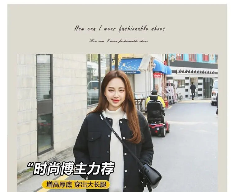 Snow Boots Plush Warm Medium Boots Women&