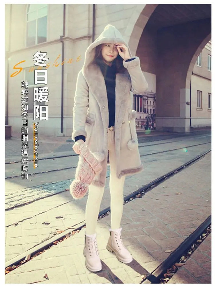 Snow Boots Plush Warm Medium Boots Women&