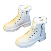 Snow Boots Plush Warm Medium Boots Women&