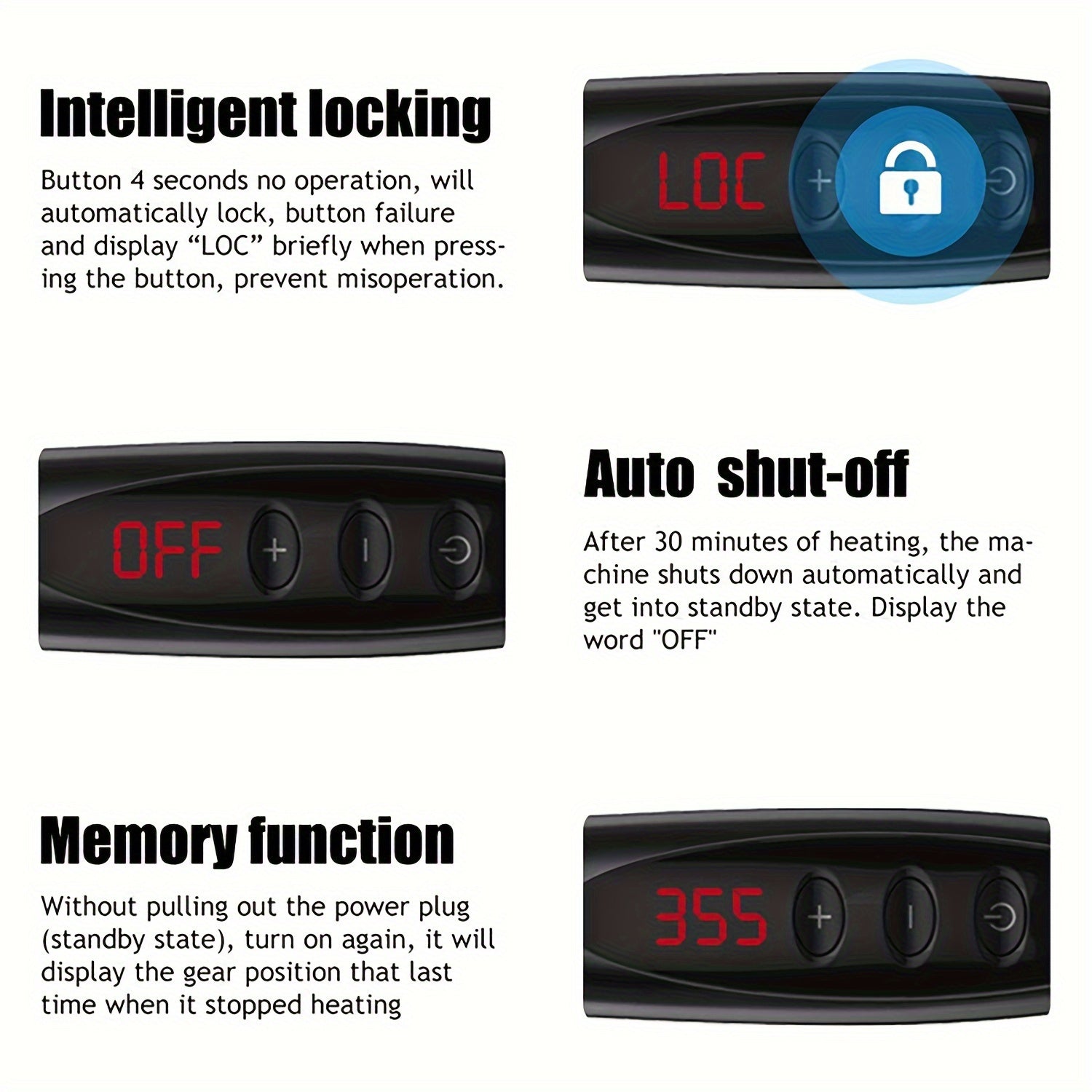 3-in-1 Electric Hot Comb Straightener | Fast-Heating & Anti-Scald | Sleek Hair Brush for All Hair Types & Wigs | Ideal Gift for Special Occasions - Lena & Miles Exquisite Boutique LLC.