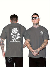 Rose Graphic Print Men&