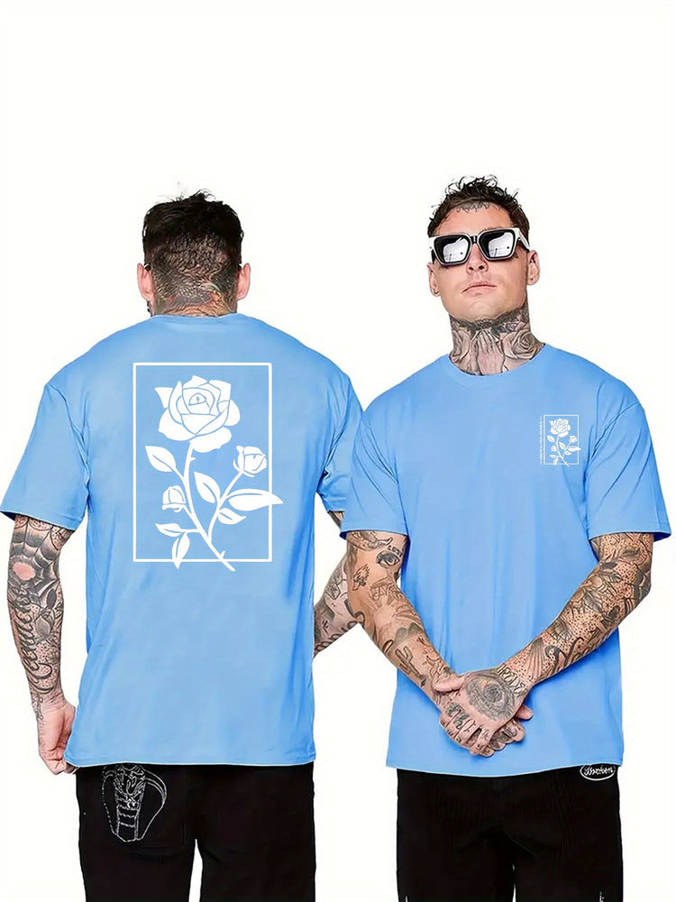 Rose Graphic Print Men&