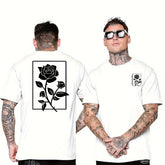 Rose Graphic Print Men&